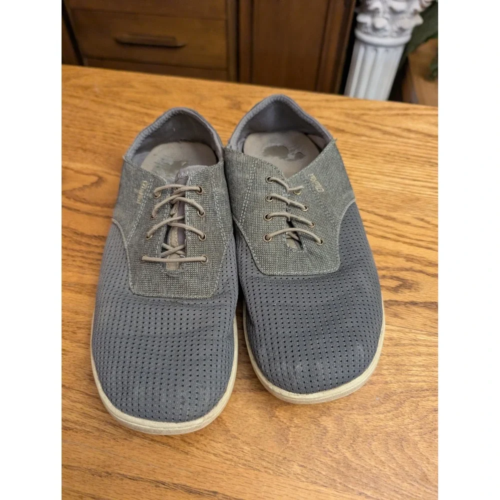 Olukai Nohea Mesh Grey Slip On Sneakers Mens 9.5‎ Drop In Heel Casual Shoes